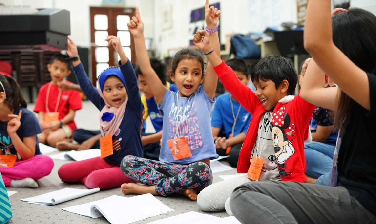 Team of lecturers bring Malaysian and Rohingya kids together through the arts