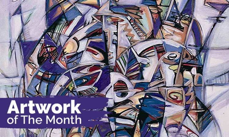 Artwork of the Month: Batek Expression II by Sabri Mohd Salleh